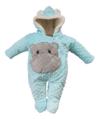 Pijama Sleeping Para Bebe De Hipopótamo Antialérgica