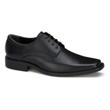 Zapato Flat Negro Piel Caballero Ferrato  2699967