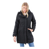 Campera Larga Impermeable Rompeviento Mujer Nofret