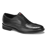 Zapato Fiesta 44469upr Negro Artesanal Paseo Premium