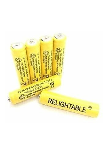 Relightable Nicd Aa/aaa 600 Mah 1.2 V Baterías Recargables P