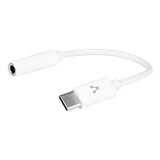 Adaptador Usb-c Macho - 3.5mm Hembra Vorago Blanco