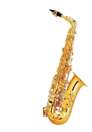 Knight Jbass-200 Saxo Alto Llave De F# Laqueado Con Estuche 