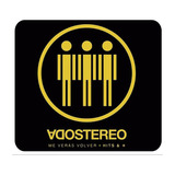 Mousepad Soda Stereo Disco Musica Rock Personalizado 1264