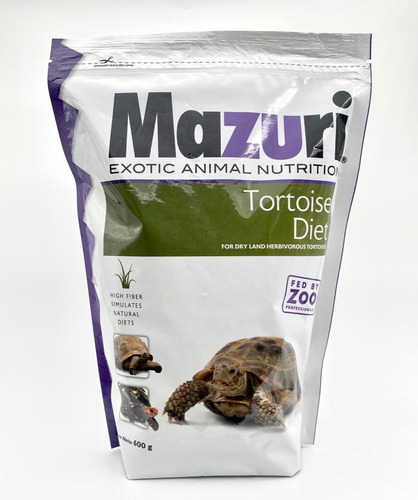 Alimento Para Tortuga Terreste Mazuri Tortoise Diet 600 G