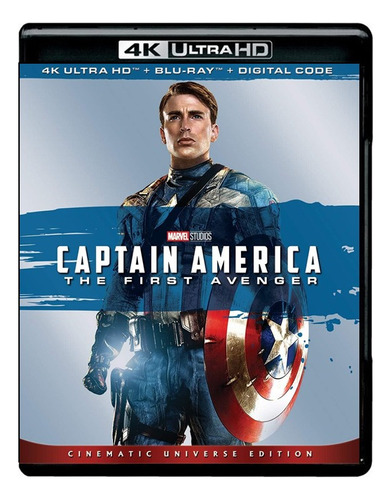 Capitan America Primer Vengador Marvel Pelicula 4k Ultra Hd