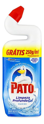 Limpador Sanitário Limpeza Profunda Gel Leve Marine 750 Ml Pato