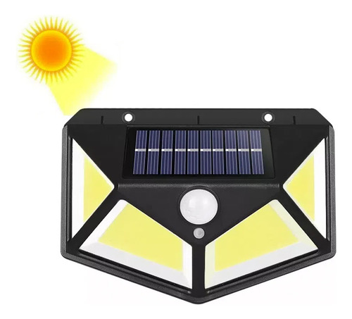 Foco Solar Focos Solares Exterior Luz Solar Panel Foco 100l