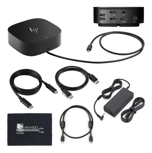 Paquete De Base Hp Usb-c G5 Con Adaptador De Corriente De 12