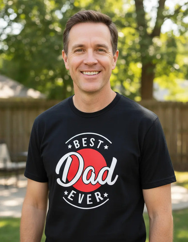 Playera Día Del Padre - Best Dad Ever - Papá