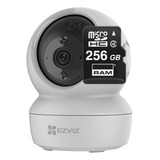 Combo Cámara Seguridad Wifi Ezviz 1080p C6n + Micro Sd 256gb