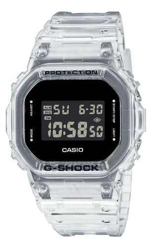 Reloj G-shock Dw-5600 Semitransparente Resistencia A Impacto