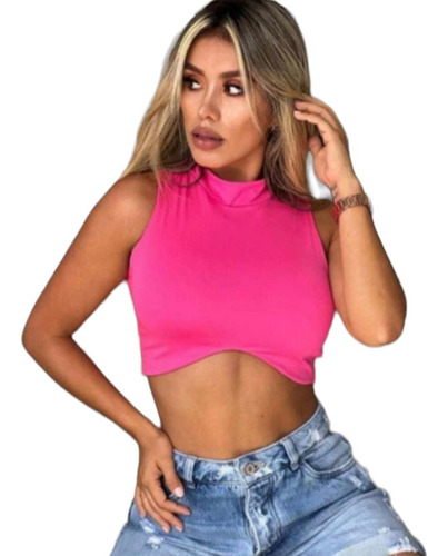 Crop Top Corazón Colores Tendencia 