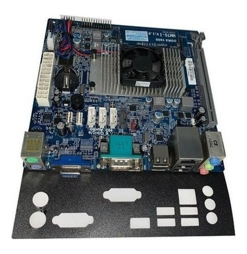 Placa Mãe + Processador Nm70i Para Reposição Da Ecs Dual Co