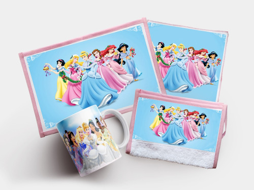 Set De Jardin Personalizado - 4 Piezas - Princesas