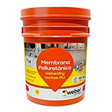 Weberdry Membrana Liquid Pu Techos Weber 20 Lts Color Verde