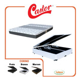 Colchão Castor Casal King Size C/ Cama Box Baú  (193x203)