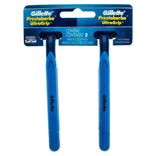 Aparelho De Barbear Prestobarba Ultragrip Gillette Com 2 Uni