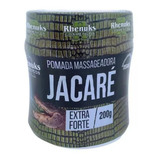 Pomada Massageadora Jacaré Extra Forte 200ml Pote Dor Muscul