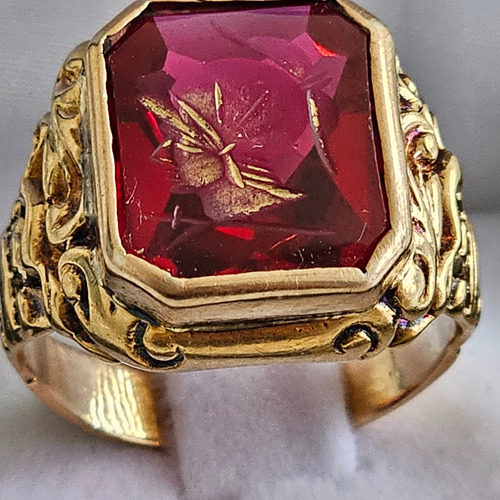 Anillo Hombre Oro 18k Pesa 9.1 Grs Talla 19 [modificable]