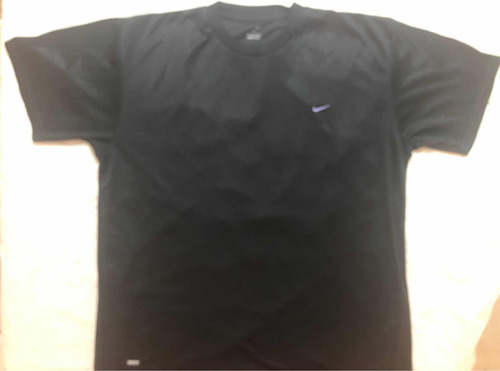 Remera Manga Corta De Nike Talle Xl Para Hombres Color Negro