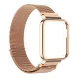 Pulseira Aço Inox Para Xiaomi Mi Watch Lite Metal Magnetica