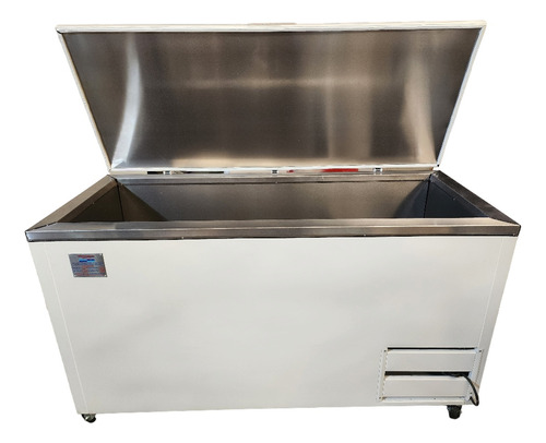 Congelador Tapa De Cofre Int Acero Inox Exterior Pintro 25'