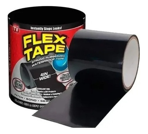 Pack 3 Cintas Flex Tape Resistente 4 Pulgadas
