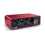 Placa De Sonido Focusrite Scarlett Solo Fervanero