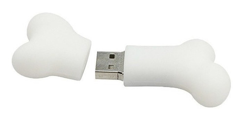 Pen Drive En Forma De Hueso Blanco / Huesito