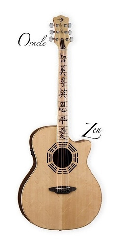 Guitarra Folk Electroacustica Luna Oracle Zen