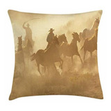 Fundas Para Edredones - Lunarable Western Throw Pillow Cushi