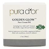 Pura D?or Golden Glow Face Cream Pm (1.7oz) Crema Facial Ant