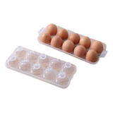 Porta Huevos Plástico Huevera X12 Con Tapa Original Envio 
