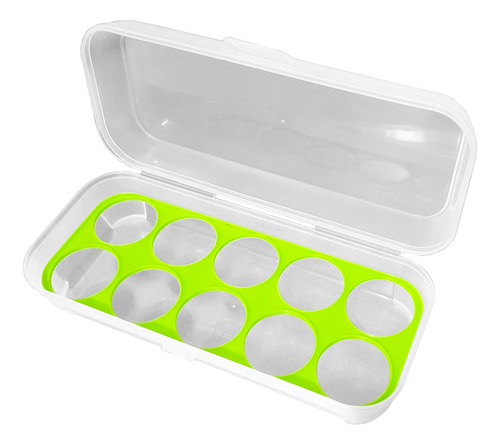 Porta Huevos Canasto Huevera Organizador Plástico 10puestos 