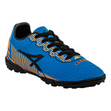 Botin Athix Futbol Niño Wing Tf Azul-naranja Cli