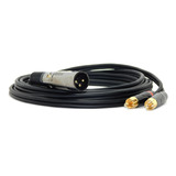 Cable Profesional Canon Xlr Macho Balanceado A Rca Macho 6mt