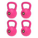 Set De 4 Pesas Rusas 8 Kg + 10 Kg + 12 Kg + 14 Kg Kettlebell