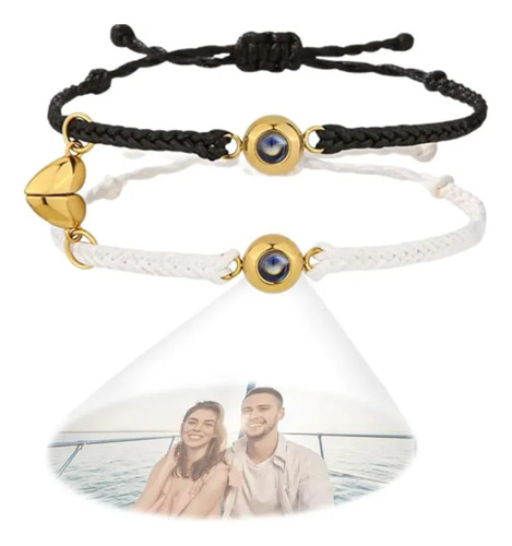 Pulsera Magnética De Proyección Fotográfica Personalizada De