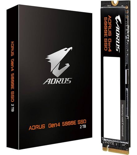 Disco Sólido Interno Gigabyte Aorus Ag450e2tb-g M2 2tb Gen4