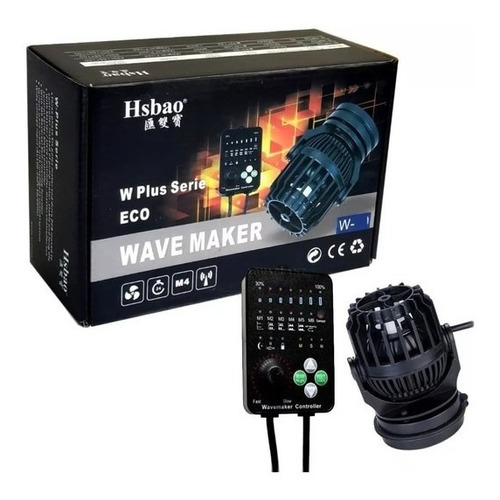 Bomba Hsbao W-10 Plus Wave Maker  4000 L/h 24v 10w Eco