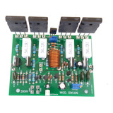 Placa Montada Para Amplificador De 200w + 1 Placa Lisa