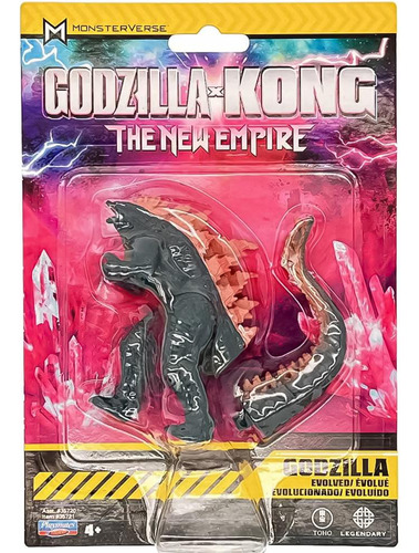 Boneco Godzilla De 9cm Godzilla Vs Kong Sunny 3556