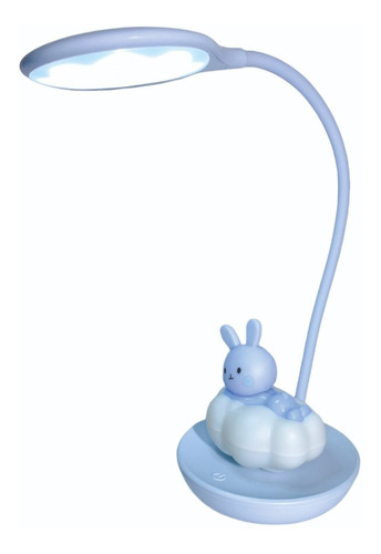 Velador Infantil Luz De Noche Recargable Cuello Flexible