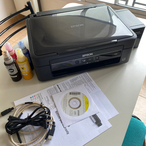 Impresora Epson L380 Sistema Continuo Negra A Reparar