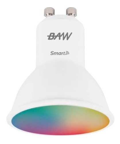 Lampara Led Smart Dicroica Rgb Wifi Baw Gu10 7w C