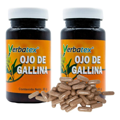 Pack 2 Té De Hierba Ojo De Gallina Frasco Con 65 Piezas C\u002Fu | Meses sin interés