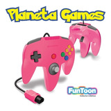 Joystick Nintendo 64 Hyperkin N64 Funtoon Pink Nuevos
