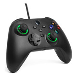 Controle Joystick Com Fio Xbox One Series Usb Led Pc 