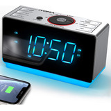 Itoma Radio Despertador Con Altavoz Bluetooth, Radio Fm, Al.